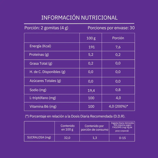 Gomitas Sweet Dreams (con L-Triptófano)